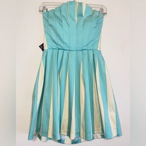 Streaking Aqua Dress